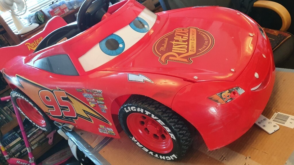 lightning mcqueen ride on car 12v